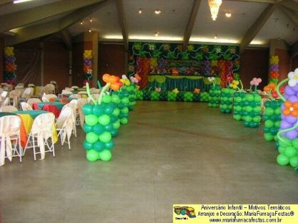 Deceraão de Festa Aniversrio Infantil com a Primavera / Jardim Encantado da Maria Fumaa Festas