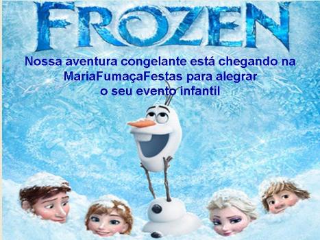 Decoraão para festa de Aniversrio Infantil no DF - Frozen da  Maria-Fumaa-Festas